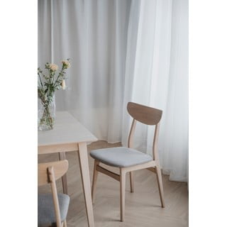 Set di 2 sedie da pranzo in colore naturale Rodham - Rowico