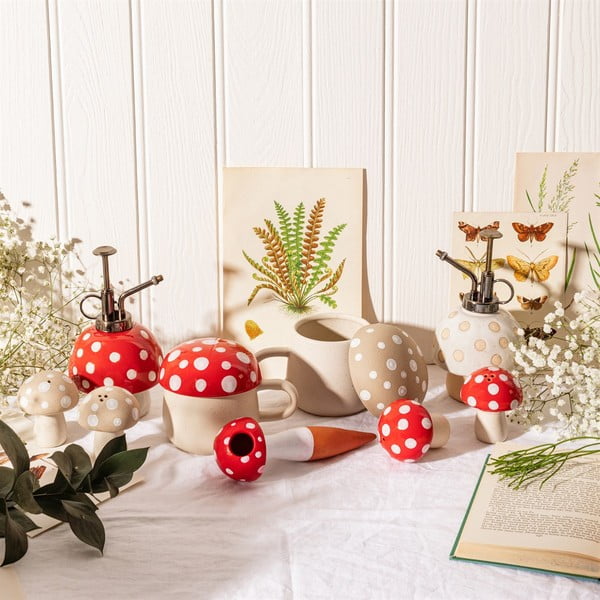 Irrigatore in terracotta Mushroom - Sass & Belle-image-4