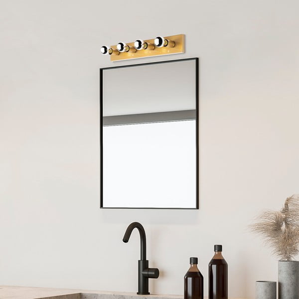 Lampada da parete in colore oro Mirro - Opviq lights-image-1