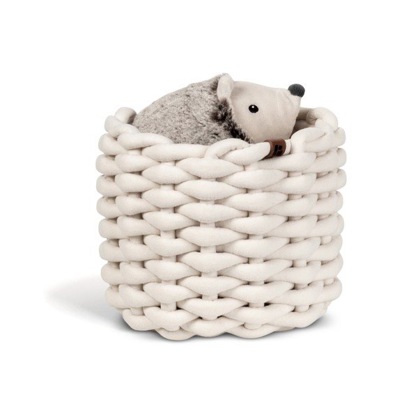 Cesto in tessuto ø 21x17 cm Peach Skin Round S – Bigso-image-4