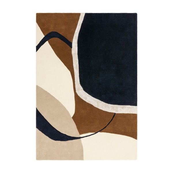 Tappeto in lana tessuto a mano color mattone 120x170 cm Matrix - Asiatic Carpets