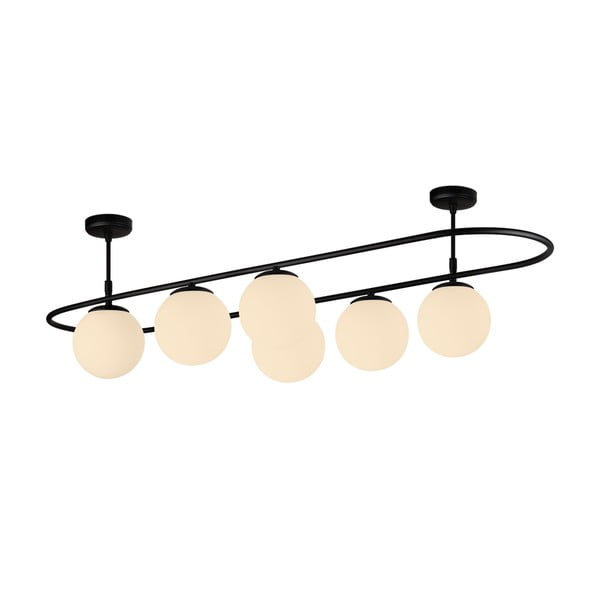 Apparecchio da soffitto nero, lunghezza 124 cm Elips - Squid Lighting