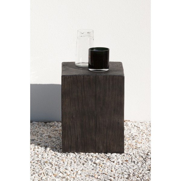 Tavolo da giardino grigio, 35 x 35 cm Ecotop - Ezeis-image-1