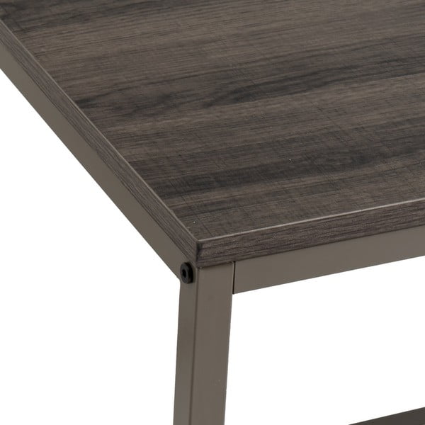 Tavolino marrone 50x100 cm - Casa Selección-image-1