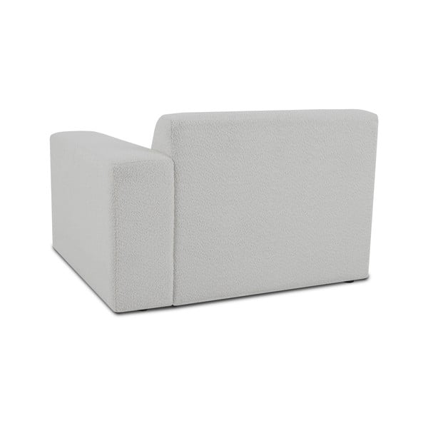 Modulo divano in bouclé bianco (angolo destro) Roxy - Scandic-image-2