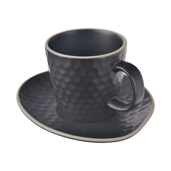 Tazzina per cappuccino nera in ceramica 250 ml Tea Time – Orion-image-2