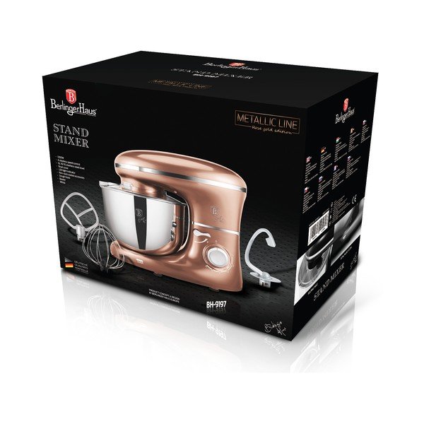 Robot da cucina in oro Rosegold Metallic Line - BerlingerHaus-image-4