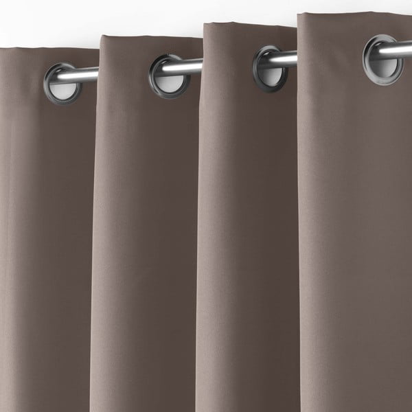 Tenda marrone 140x180 cm Essentiel - douceur d'intérieur-image-1