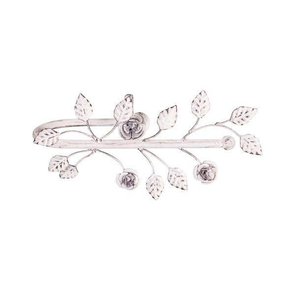 Bílá dekorativní spona na závěsy Antic Line Curtain Tieback