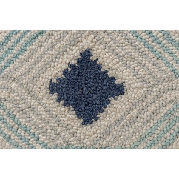 Tappeto in lana blu/grigio 120x170 cm Marco - Flair Rugs-image-1