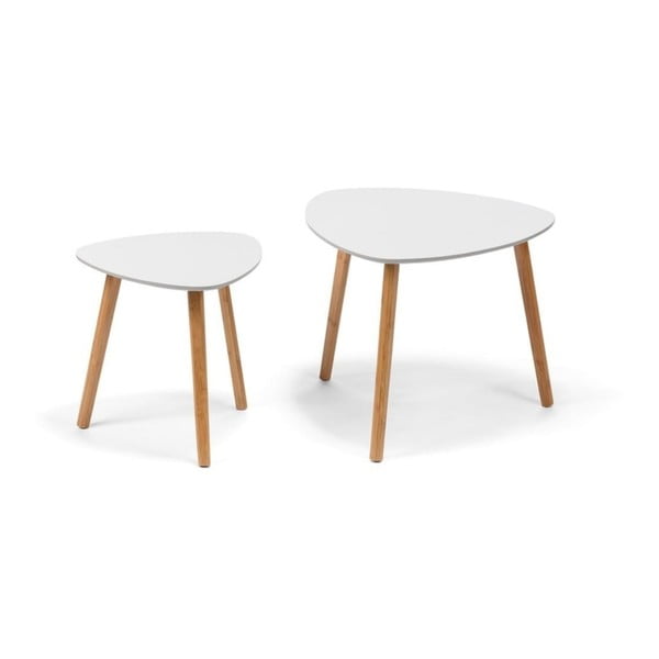 Tavolino bianco , 55 x 55 cm Viby - Bonami Essentials-image-1