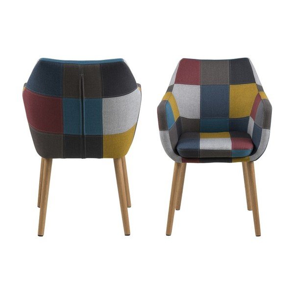 Poltrona Nora Corsica Patchwork colorato - Actona-image-1