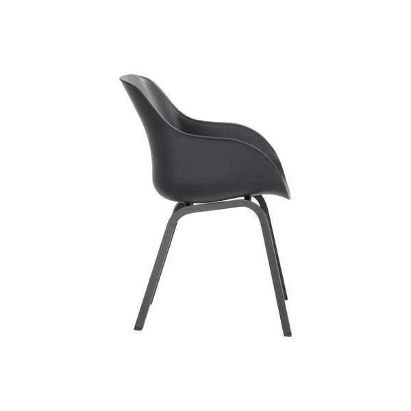 Set di 2 sedie da giardino in plastica nera Le Soleil Element - Hartman-image-3
