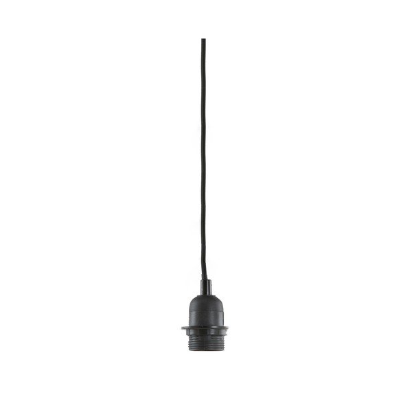 Lampada a sospensione nera ø 5,5 cm Viggo - Light & Living-image-1
