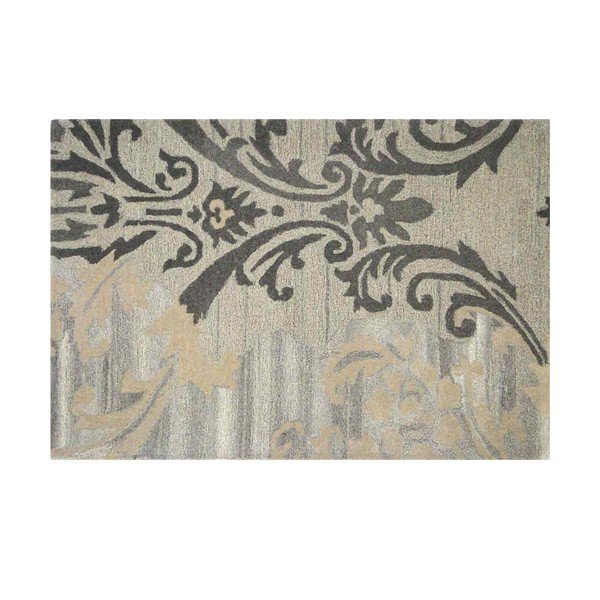 Vlněný koberec Gold Damask, 121x182 cm