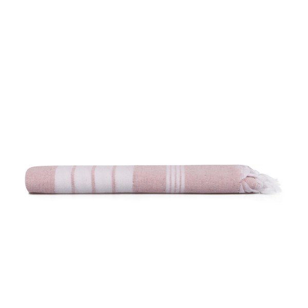 Asciugamano rosa chiaro e bianco, 170 x 90 cm Luis - Unknown-image-1