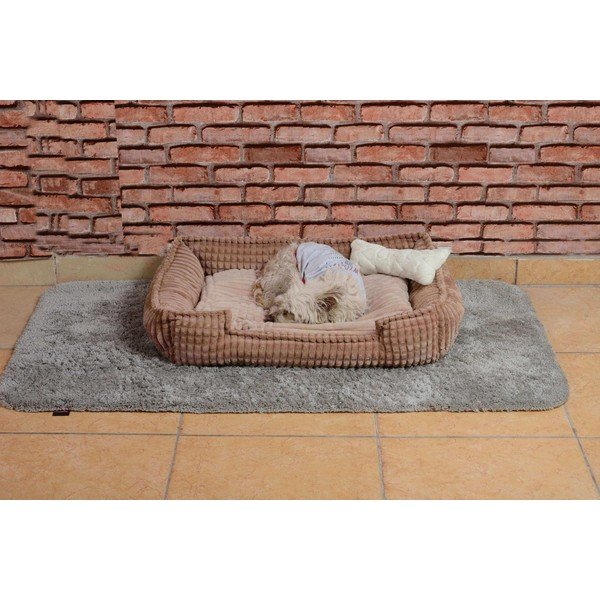 Letto in peluche beige Nest - Lydia&Co-image-3