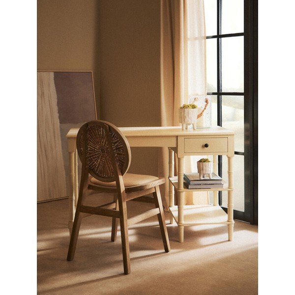 Scrivania in pino massiccio 55x116 cm Heritage – Premier Housewares-image-1