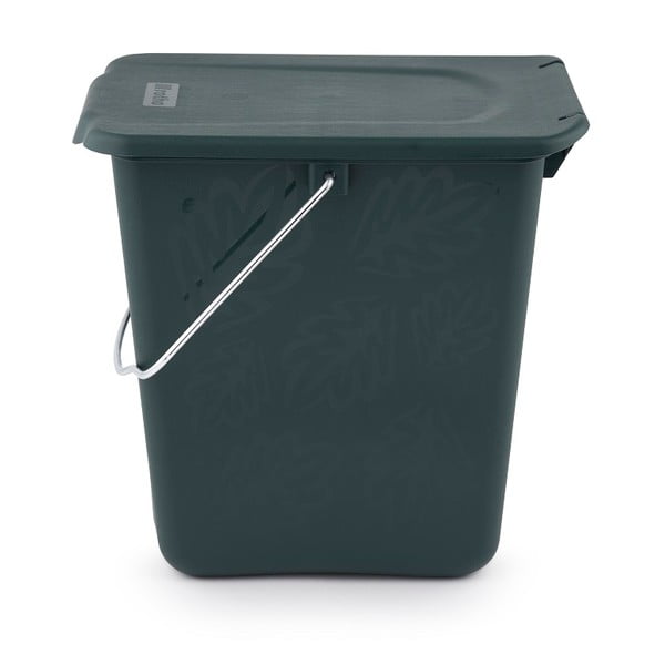 Contenitore per rifiuti compostabili verde scuro 7 l Greenlije - Rotho-image-2