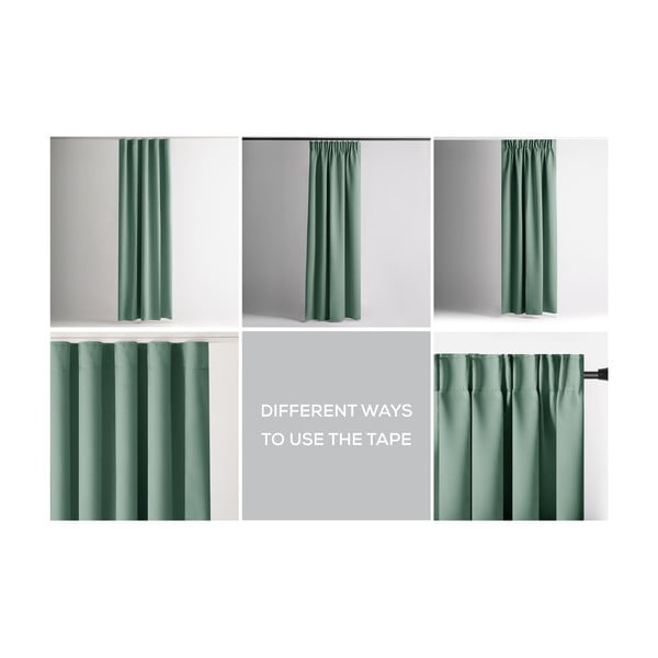 Tenda parzialmente oscurante verde chiaro 140x270 cm Kierra – Restilo-image-3