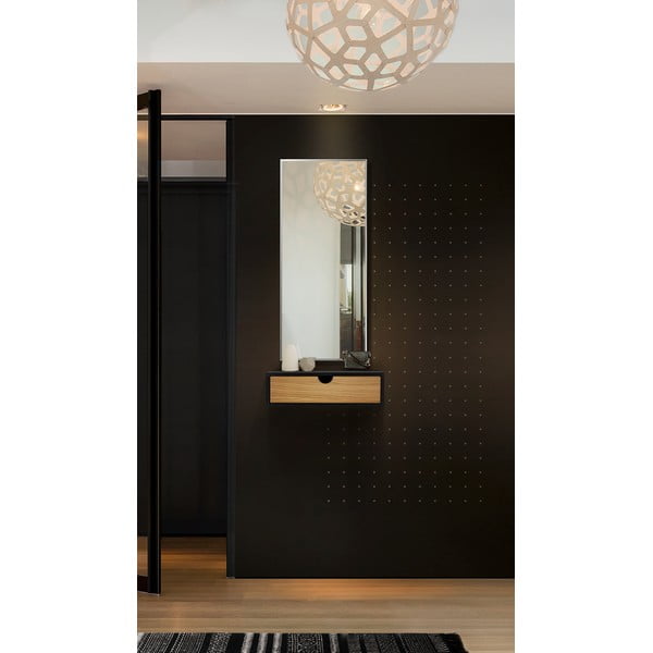 Comodino nero a parete Farsta - Woodman-image-1