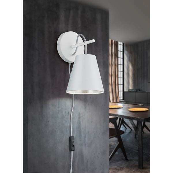 Lampada da parete bianca ø 15 cm Andreus – Trio-image-1
