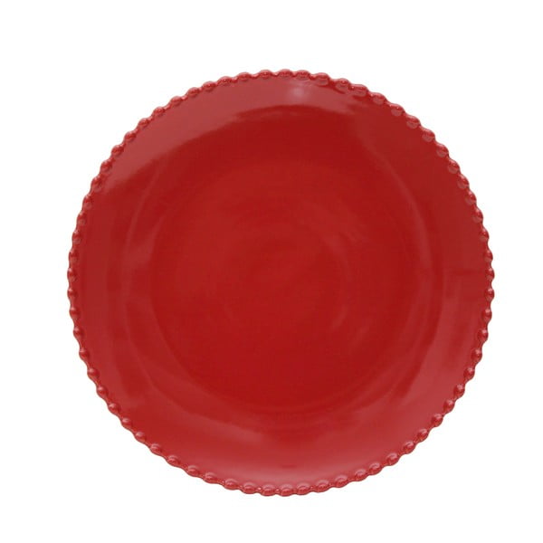 Piatto in gres rosso rubino , ø 28,4 cm Pearl - Costa Nova