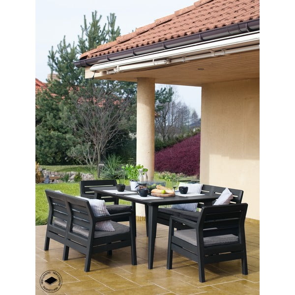 Set da giardino grigio Delano - Keter-image-2