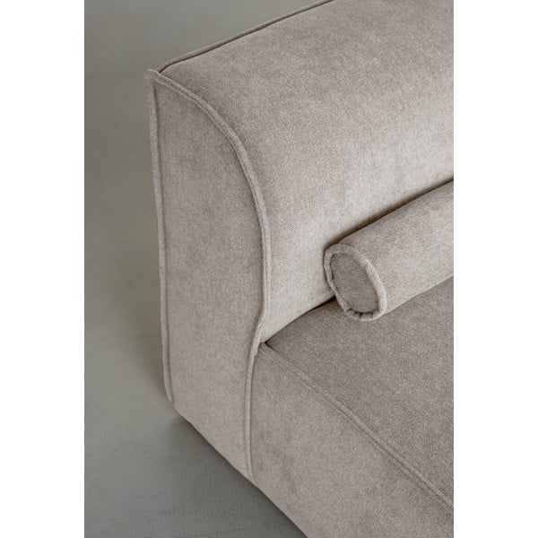 Divano angolare componibile beige (con penisola a destra) Flex Felix – Miuform-image-4