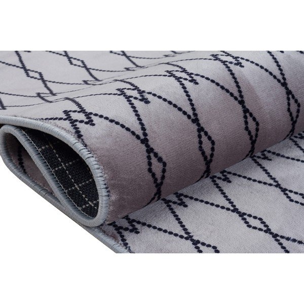 Tappeto lavabile grigio 230x160 cm - Vitaus-image-3