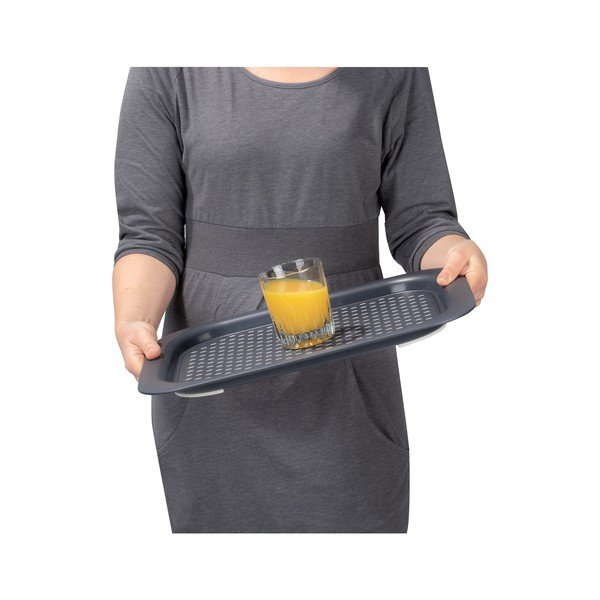 Vassoio antiscivolo grigio scuro - Wenko-image-2