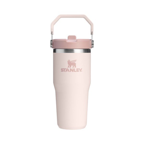 Borraccia termica rosa chiaro in acciaio inox 410 ml IceFlow™ Flip Straw 2.0 Tumbler Rose Quartz – Stanley