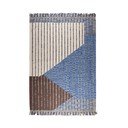Tappeto blu/marrone in cotone 160x230 cm Hampton – Dutchbone