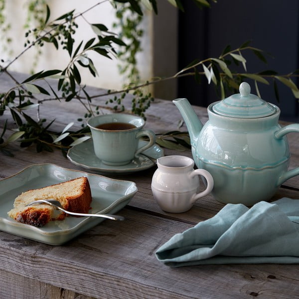 Tazza in gres blu-turchese 220 ml Alentejo - Costa Nova-image-2