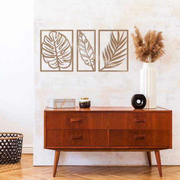 Decorazione murale in oro Scandi - Wallity-image-1