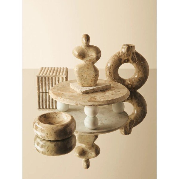 Statuetta in marmo (altezza totale 20 cm) Santino – Premier Housewares-image-2
