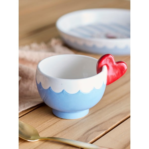 Tazzina azzurra in gres 220 ml Lively – Bloomingville-image-1