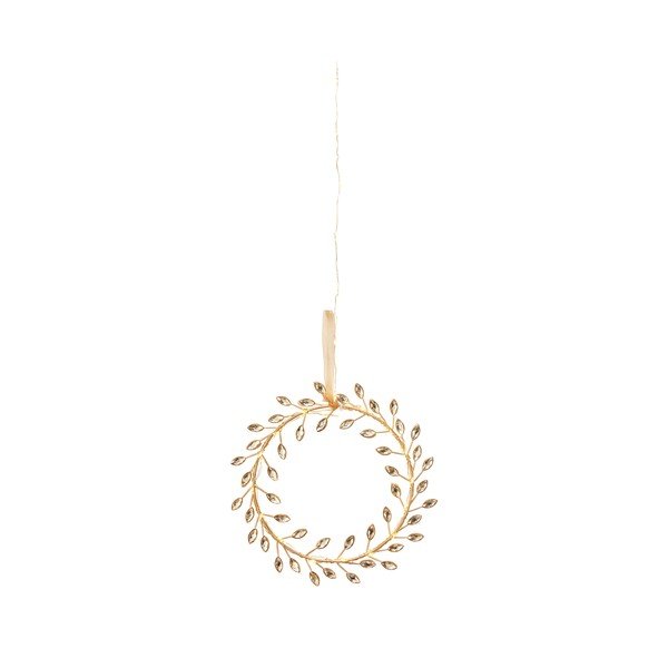 Decorazione natalizia luminosa color ottone con alimentazione a batteria ø 19 cm Aria – Markslöjd