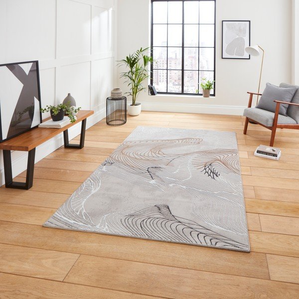 Tappeto grigio/argento 230x160 cm Creation - Think Rugs-image-1