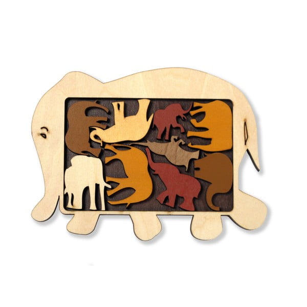 Puzzle in legno Elephant Parade - RecentToys