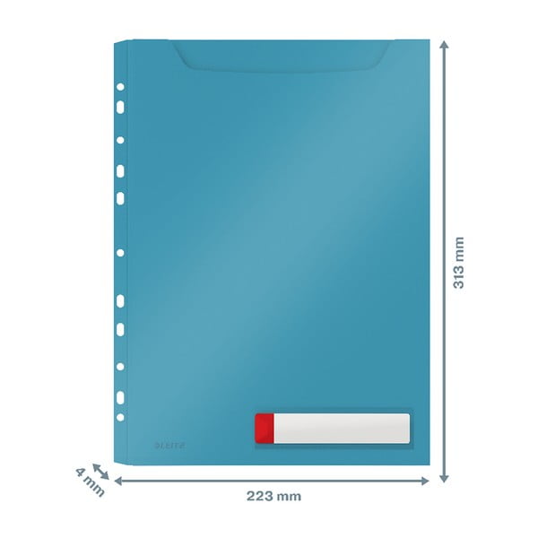 Cartelle per ufficio blu a grande capacità, A4 Cosy - Leitz-image-4