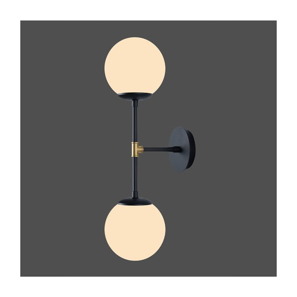 Lampada da parete nera, lunghezza 58 cm Kruva - Squid Lighting-image-1