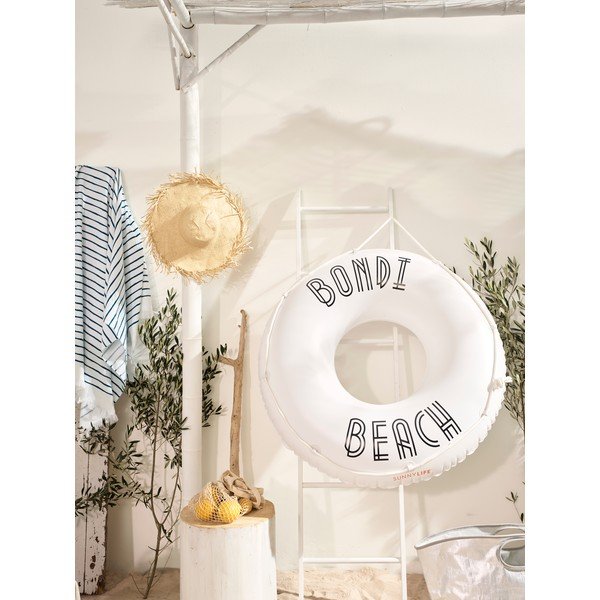 Bílý nafukovací kruh Sunnylife Bondi-image-1
