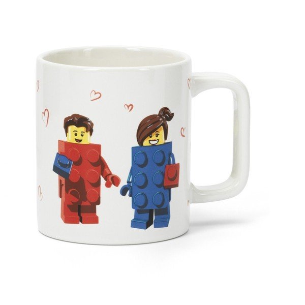 Tazza per bambini bianca in ceramica 300 ml Love – LEGO®