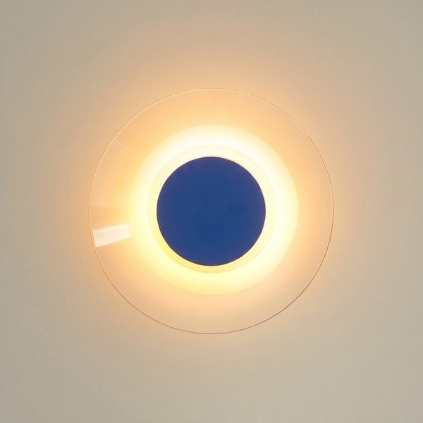Lampada da parete LED blu scuro 
in vetro acrilico
 ø 28 cm ASTRO – Thoro-image-3