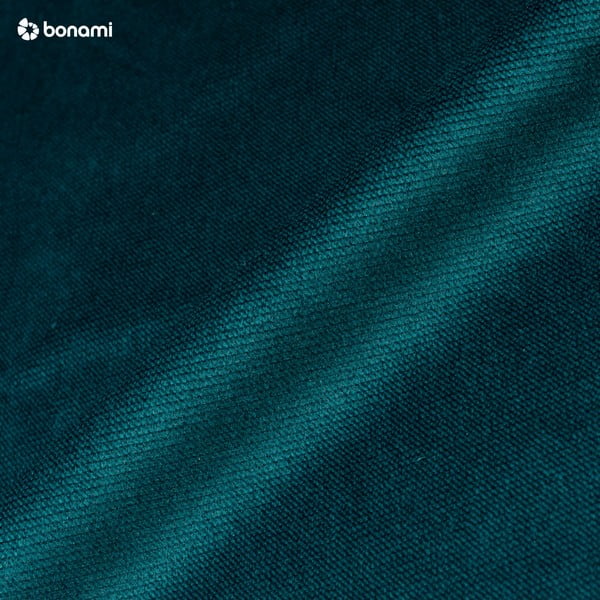 Divano letto in velluto color petrolio Hera Bis, angolo destro - Bobochic Paris-image-1