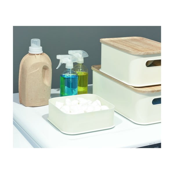 Contenitore bianco , 21,3 x 21,3 cm Eco - iDesign-image-2