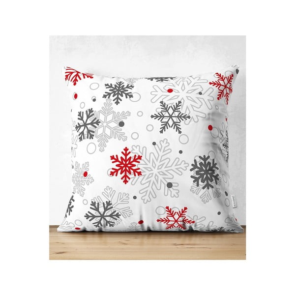 Set di 4 federe natalizie e runner da tavola Rosso Natale - Minimalist Cushion Covers-image-2