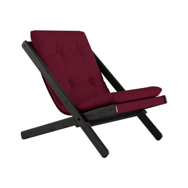 Sedia pieghevole Boogie Nero/Bordeaux - Karup Design