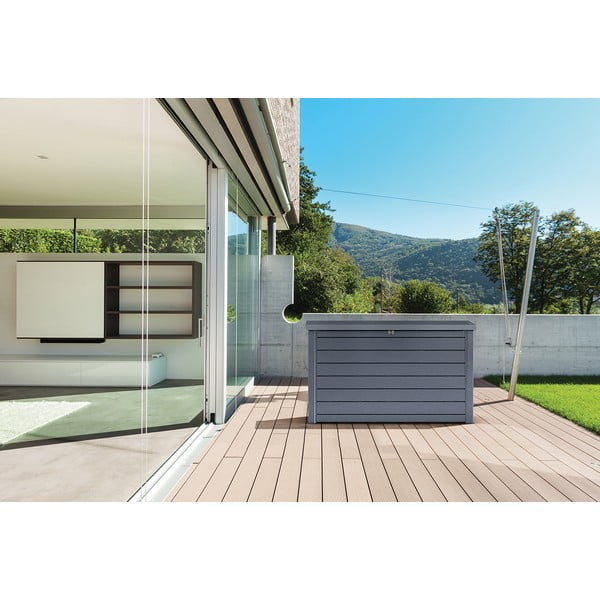 Cassetta di plastica antracite per il giardino Ontario - Keter-image-2